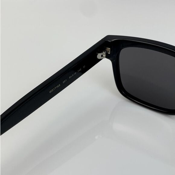 BRAND NEW GUCCI Sunglasses GG1716S 001 Black Grey Unisex Classic - Picture 5 of 10